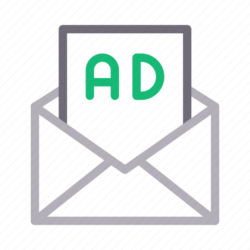 Ads, advertisement, communication, email, message icon - Download on Iconfinder