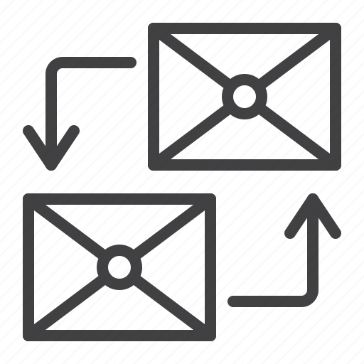 Envelope, arrows, mailing, send icon - Download on Iconfinder