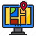map, location, pin, navigation, gps