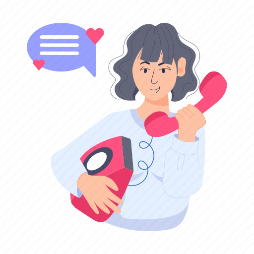 Phone chatting, mobile chatting, mobile messaging, online talk, online chatting icon - Download on Iconfinder