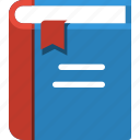 blue, communication, library, book, closed, education, e-book