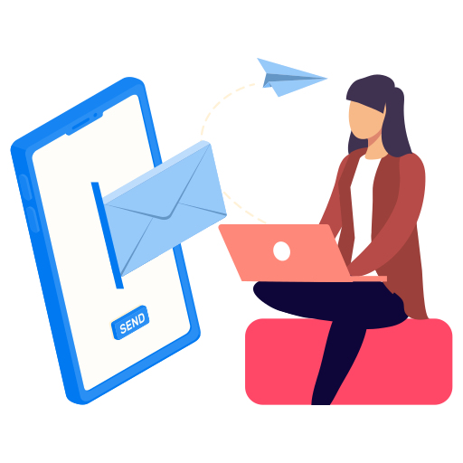 Mobile, email, on, app, for, service icon - Download on Iconfinder