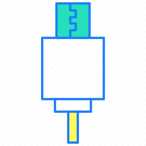 Cable, charging, communication, connection, data transfer, plug, usb cable icon - Download on Iconfinder