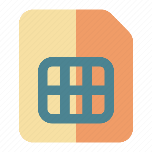 Card, communication, internet, phone, sim icon - Download on Iconfinder