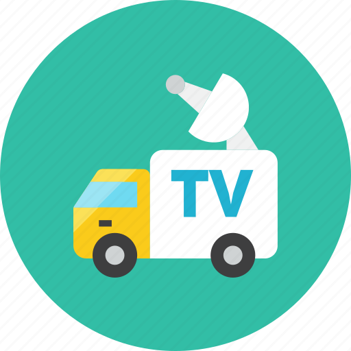 Broadcasting, truck icon - Download on Iconfinder