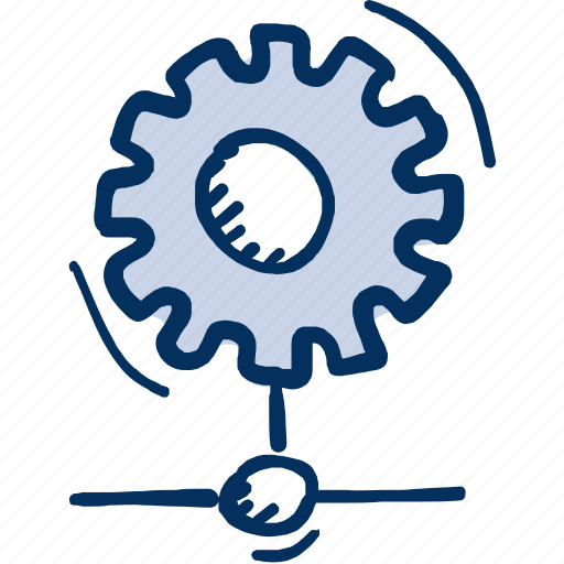 Cogwheel, control, gear, network, processing icon icon - Download on Iconfinder