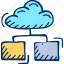 cloud, computing, database, server icon 