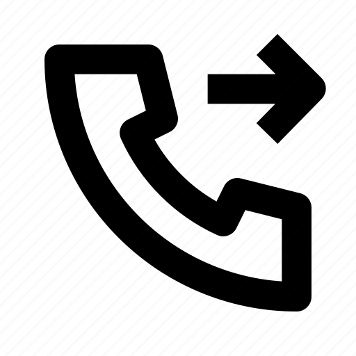 Forwaded, call, phone, communication icon - Download on Iconfinder