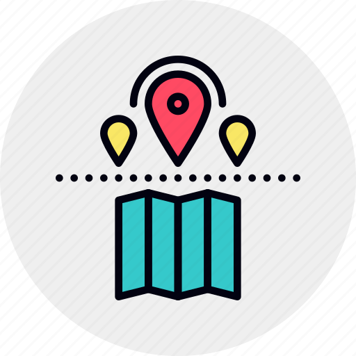 Direction, gps, location, map, navigation, positioning, route icon - Download on Iconfinder