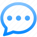 chat, dots, message, text, bubble, info, information, typing