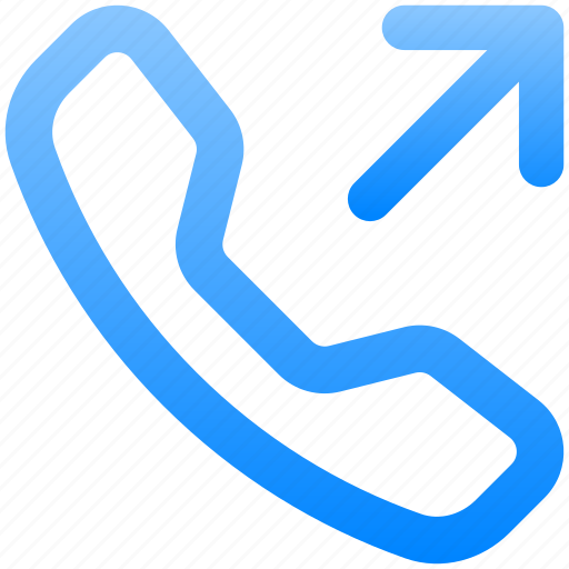 Telephone, outbound, phone, communication, call, voice, outgoing icon - Download on Iconfinder