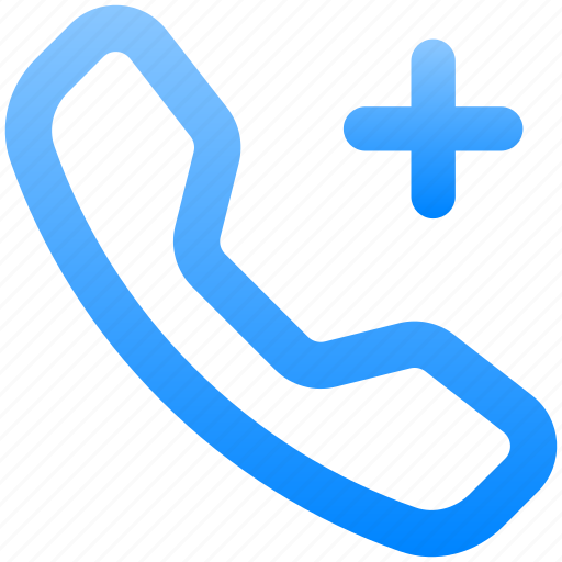 Telephone, plus, phone, communication, call, voice, add icon - Download on Iconfinder