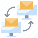 communications, mail, mailbox, message, post, send, service