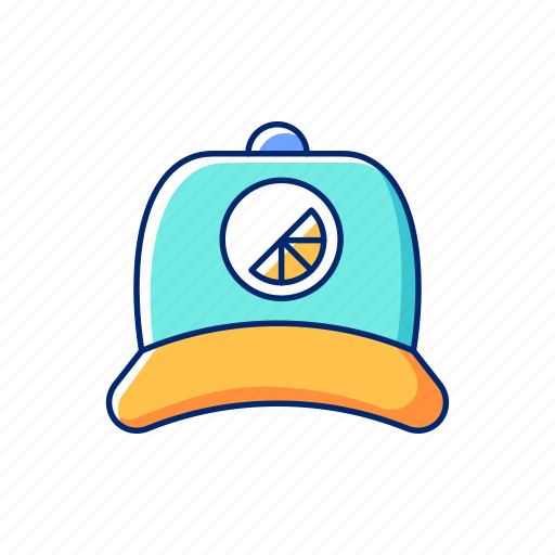 Branded cap, headgear, unique accessory, corporate style icon - Download on Iconfinder