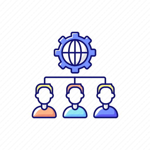 Hierarchy, outsourcing, globalization, employee icon - Download on Iconfinder
