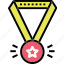 award, honor, medal, rank, reputation, ribbon, winner 