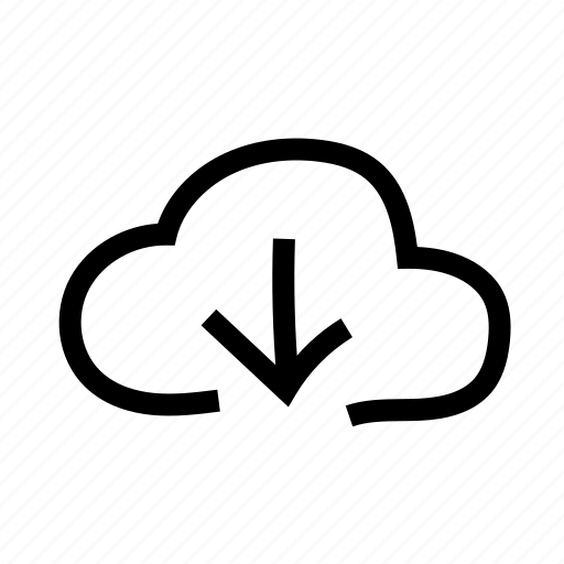 Cloud, data, download, save, server, storage icon - Download on Iconfinder