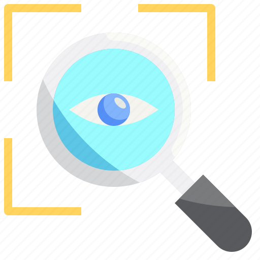 Transparency, eye, magnifying, glass, clean icon - Download on Iconfinder