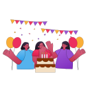 celebration, party, cake, decoration, gift, festival