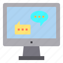 chat, computer, customer, interface, service, technology