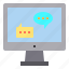 chat, computer, customer, interface, service, technology 