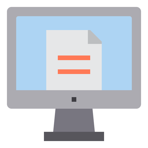 Computer, file, interface, paper, technology icon - Download on Iconfinder