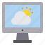 computer, interface, technology, weather 