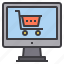 cart, computer, interface, shopping, technology 