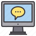 chat, computer, contact, interface, service, technology