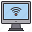 computer, interface, technology, wifi, wireless 