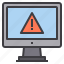 computer, danger, interface, technology, warning 