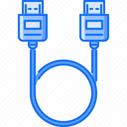 Cable, computer, hdmi, technology, wire icon - Download on Iconfinder