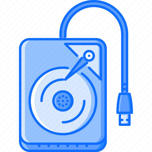 Computer, data, disk, external, hard, information, technology icon - Download on Iconfinder