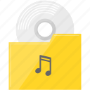 cd, file, folder, music, song