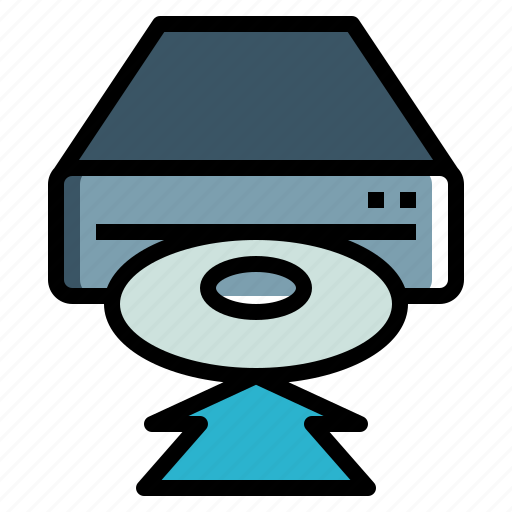 Cd, compact, disc, dvd, player, recorder icon - Download on Iconfinder