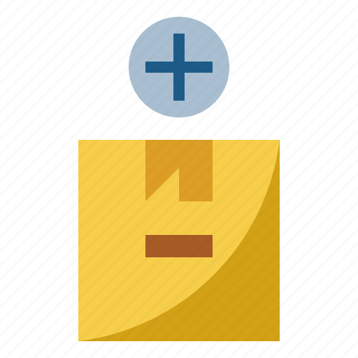 Add, box, business, package, packaging icon - Download on Iconfinder