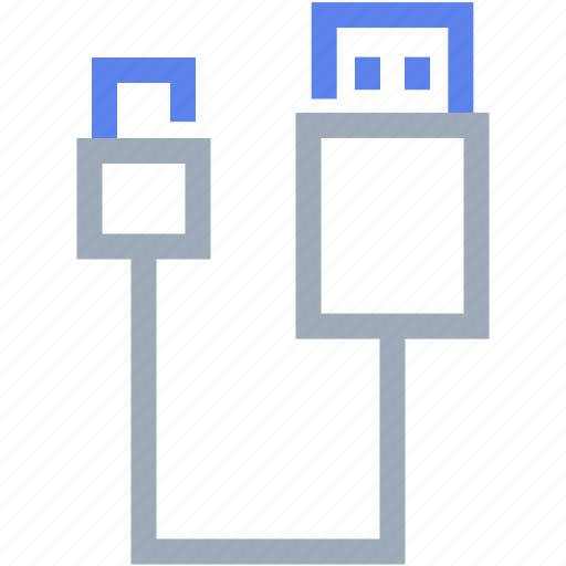 Connecter, usb, usb cable icon - Download on Iconfinder