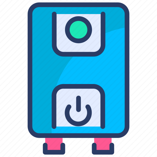 Battery, energy, power, restart, shutdown, supply, ups icon - Download on Iconfinder