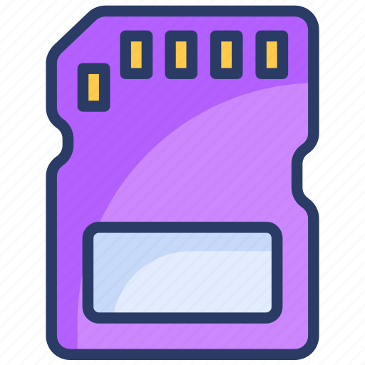 Card, memory, memory card, sd, sd card, sim card, storage icon - Download on Iconfinder