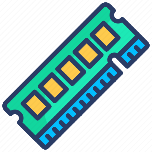 Card, chip, computer, hardware, memory, ram, technology icon - Download on Iconfinder