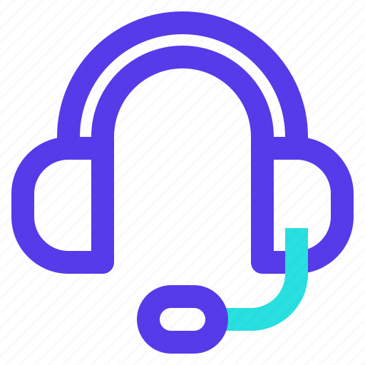 Communication, earphones, headphones, headset, sound, support icon - Download on Iconfinder