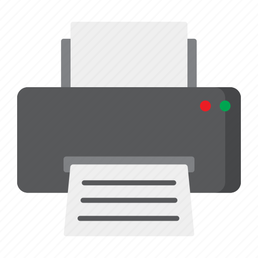 Printer, print, paper, technology, device, computer icon - Download on Iconfinder