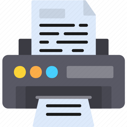 Printer, copier, device, document, office, print, printing icon - Download on Iconfinder