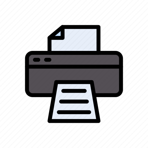Document, hardware, print, printer, technology icon - Download on Iconfinder