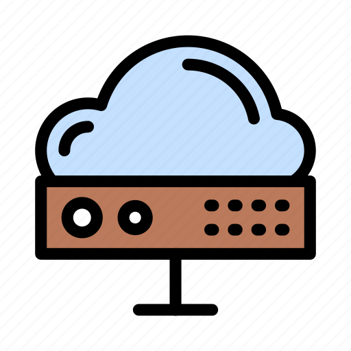Cloud, database, hardware, server, storage icon - Download on Iconfinder