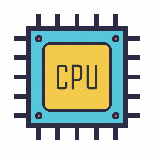 Cpu, chip, computer, electronics, hardware, pc, processor icon - Download on Iconfinder