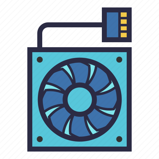 Fan, air, computer, cooler, cooling, hardware, wind icon - Download on Iconfinder