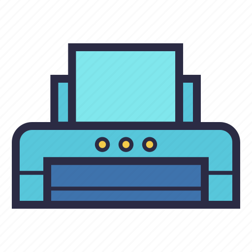 Printer, device, document, office, paper, print, printing icon - Download on Iconfinder