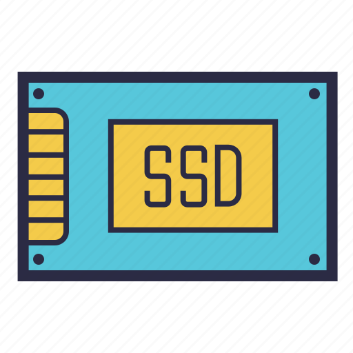 Ssd, data, disk, drive, hardware, memory, storage icon - Download on Iconfinder