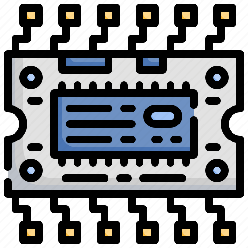 Cmos, processing, electronics, processor, ram icon - Download on Iconfinder
